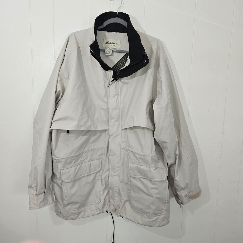 Eddie Bauer Men's XL Gore-Tex Weatherproof Rain Windbreaker